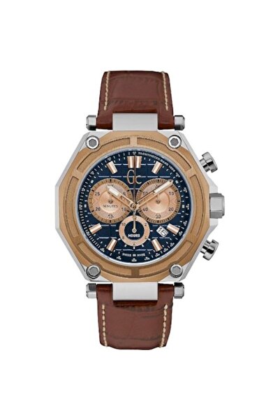 Guess Men's Watch X10005G7S - Brown & Silver