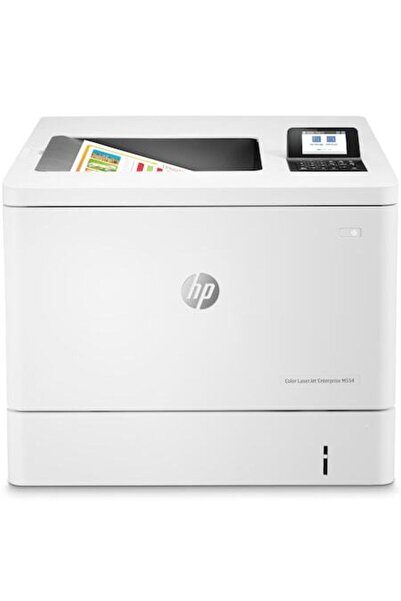 HP Imprimantă laser color M554dn, A4, ADF, Duplex, Alb
