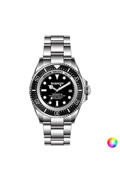 Bobroff Ceas automat bărbătesc BF00, argintiu, 44 mm, oțel inoxidabil