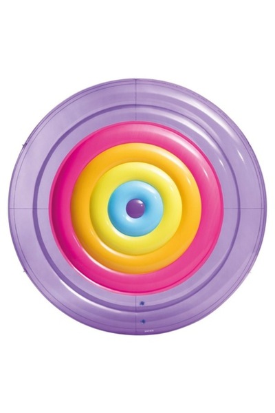 Intex saltea gonflabilă, set de 3, 206 x 24 x 206 cm, multicoloră