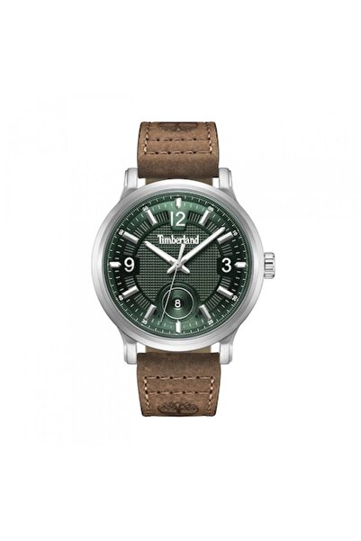 Timberland Ceas de mână bărbătesc TDWGB0055901, piele maro, 46 ​​mm