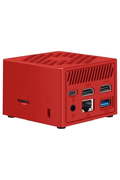 leotec Mini PC LEMPC14R, 16 GB RAM, red, 4 cores