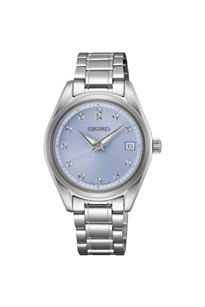 Seiko Ceas Quartz SUR581P1 pentru femei, carcasă din oțel inoxidabil, cadran ...