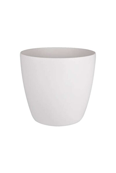 Elho Husă pentru jardinieră Brussels Round Wheels cu roți, diametru 47 cm, albă