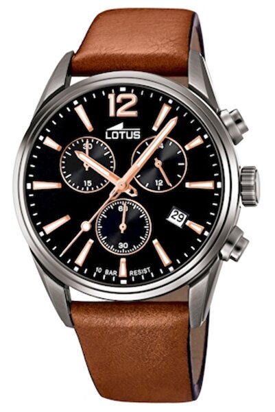 Lotus Analog Chronograph Watch 18683/2 Brown/Silver