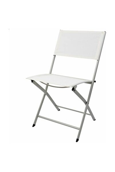 AKTİVE Set de 4 scaune pliabile albe
