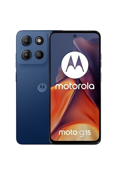 Motorola Telefon mobil Moto g15, 8GB RAM, 256GB, albastru marin