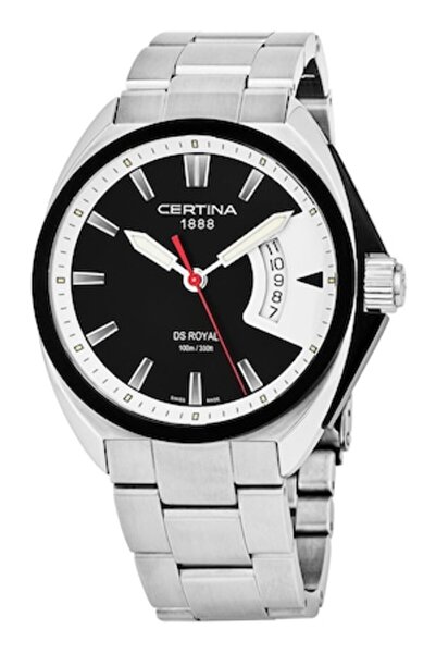 Certina Ceas din oțel inoxidabil, argintiu