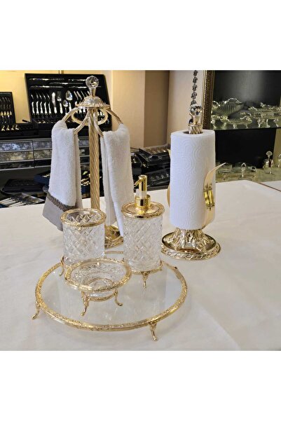 ozbience Şık 6 Parça Banyo Seti, Zarif ve Kullanışlı Tasarım