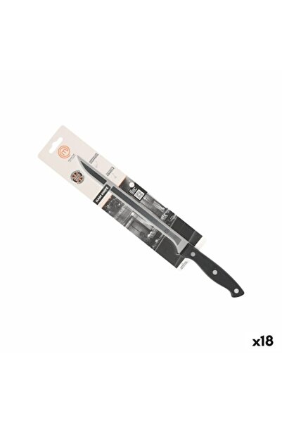 Masterchef ham knife 23 cm Black Silver (18 Units)