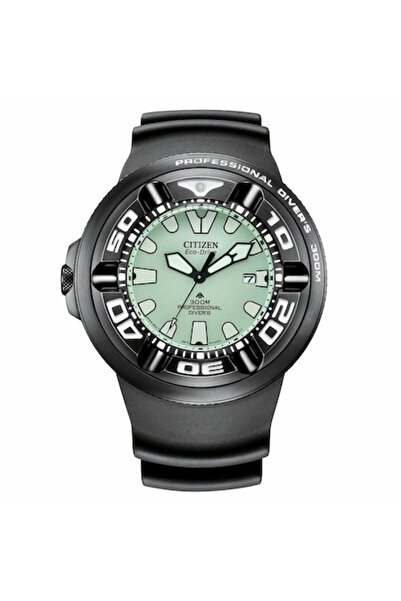 Citizen BJ8055-04X men's watch, 48 mm, black rubber strap, stainless steel ca...