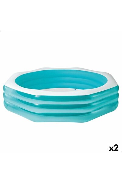 Intex Set piscină gonflabilă (2 unități), 254 x 56 x 254 cm, multicolor