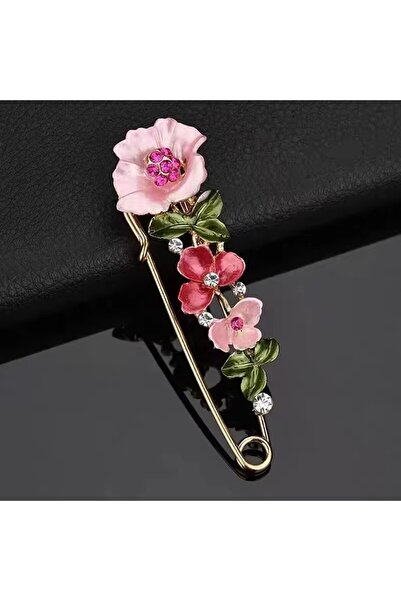 Choice دبوس توليب أحمر، دبوس توليب كبير، دبوس مضاد للتعرض، شال، زر، دبوس صدر،...