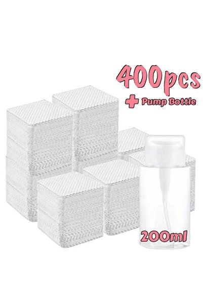 Choice زجاجة سعة 200 لتر، 20/600 منديل أظافر خالي من الوبر، مناديل تنظيف جل، ...