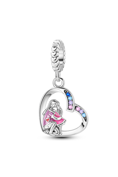 Choice9 KTC1041 925 Sterling Silver Pink Series Charms Bead Matryoshka Doll L...