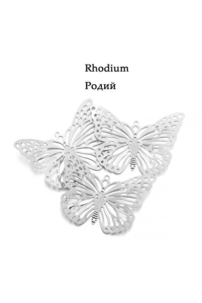 Choice 20 قطعة من الفضة الإسترليني على شكل فراشة نحاسية ملفوفة بخيوط ذهبية وق...