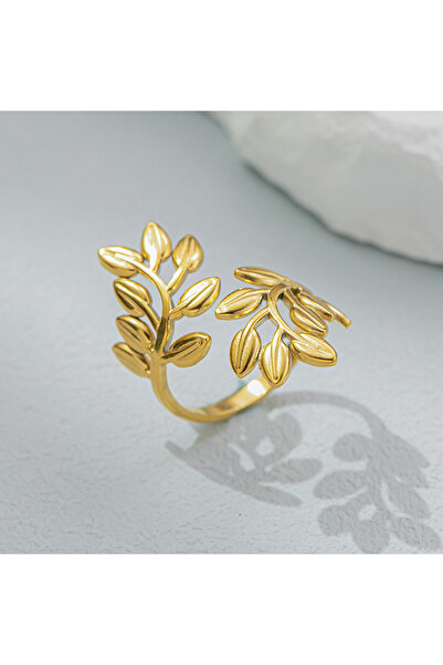 Choice 0NH-32-J خواتم من الفولاذ المقاوم للصدأ للنساء والرجال باللون الذهبي ل...