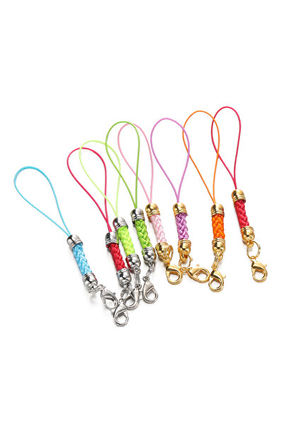 Choice 20 قطعة من حبل سلسلة المفاتيح المختلط العشوائي 10/20 قطعة مع مشبك جراد...