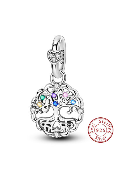 Choice KSC159 قلادة سحرية من الفضة الإسترلينية 925 على شكل شجرة الحياة وحب ال...