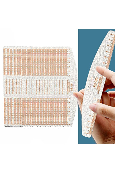 Choice 50 قطعة من مبرد الأظافر الخشبي الصنفرة من 50/100 قطعة، كتلة تلميع بادي...