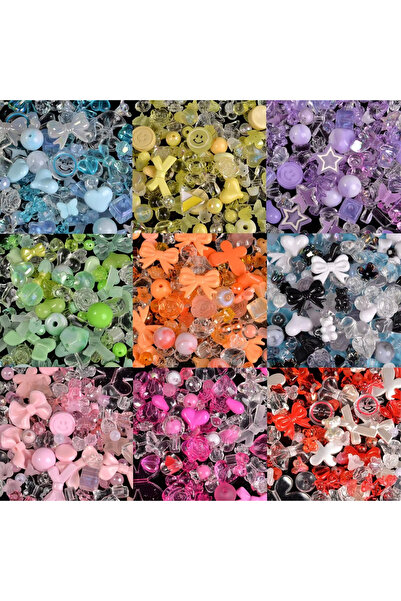 Choice20 20g RandomMix 10bags 1bag Mixing Style Candy Color Acrylic Beads For...