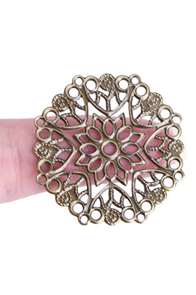 Choice 50 قطعة من موصلات الزهور البرونزية الدقيقة، إكسسوارات صناعة المجوهرات ...