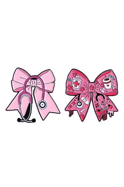 Choice AB2353 2-11 قطعة/مجموعة دبابيس مطلية بالمينا على شكل سماعة طبية وعالم وضفدع كرتوني ووحش فضائي