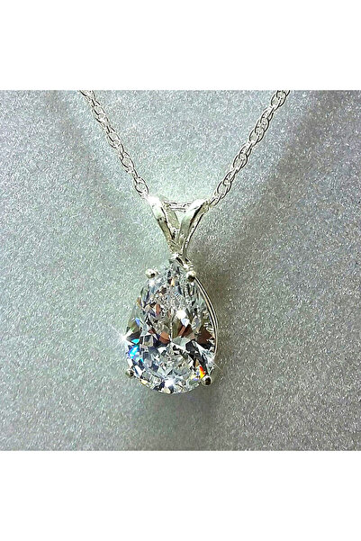 Choice قلادة نسائية من هويتان، طولها 45 سم، مرصعة بكريستال الزركونيا المكعب ع...