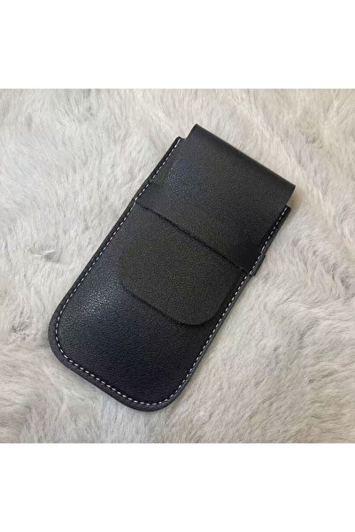 Choice حافظة ساعة جلدية سوداء مريحة ومبتكرة بخياطة سيارة ذات حافة فضفاضة مقاس...