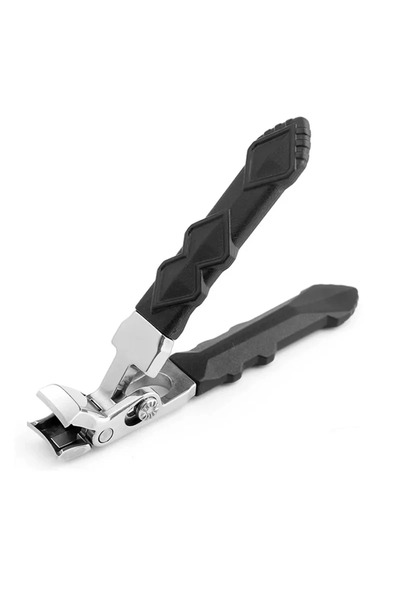 Choice مقص أظافر حديث من الفولاذ المقاوم للصدأ ذو شفرة مقعرة، أسود اللون، قطع...