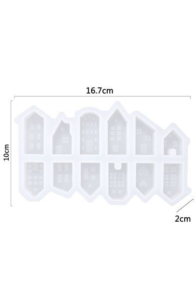 Choice 1611376-04 DIY House Atmosphere Decoration Lighting House Ornament Silicone Molds DIY Gypsum Europea