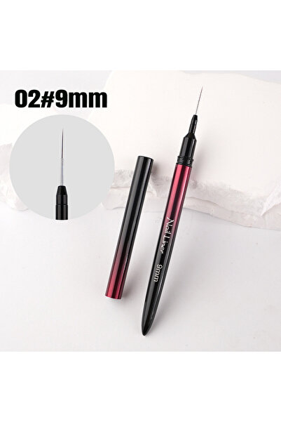 Choice G-B614-02 1/6 قطعة فرشاة تحديد الأظافر فرشاة جل الأظافر فرشاة طلاء الأ...