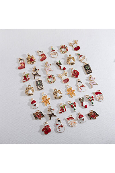 Choice النمط 3، 20 قطعة عشوائية من تعليقات عيد الميلاد المطلية بالمينا بأنماط...