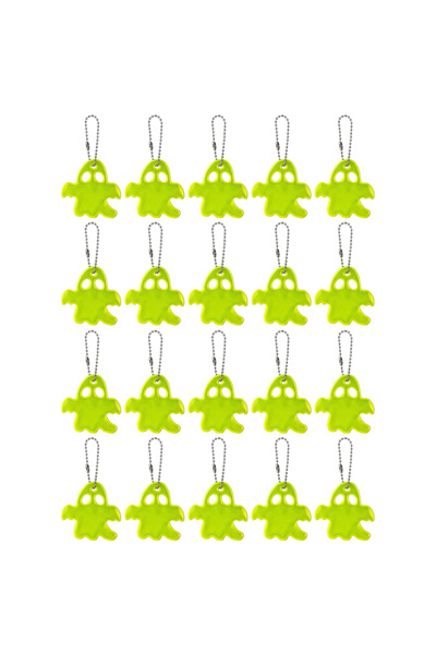 Choice 20 قطعة 20/10 قطع من المعلقات العاكسة عالية السطوع على شكل شبح ليلي مز...