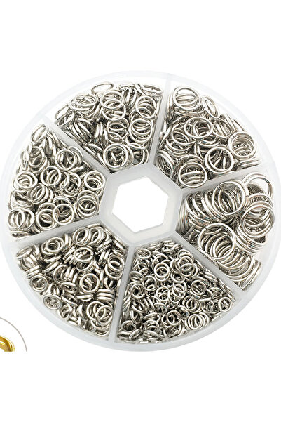 Choice HK622 1 صندوق حلقات قفزة معدنية مفتوحة حلقات منفصلة موصلات حلقة قفزة ح...