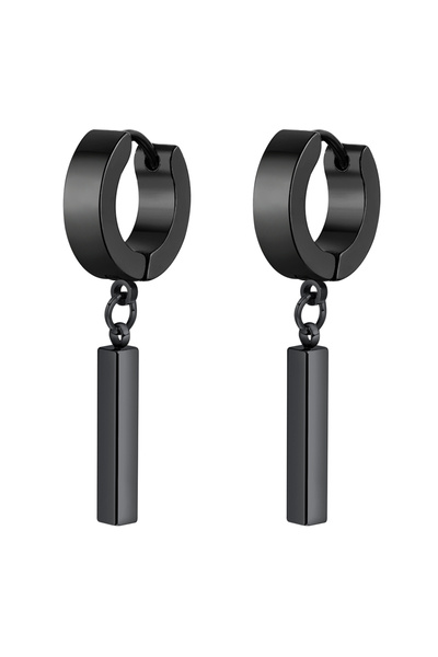 Choice ED-659B02 Vnox Cool Punk Statement Geometric Bar Earrings for Men Jewe...
