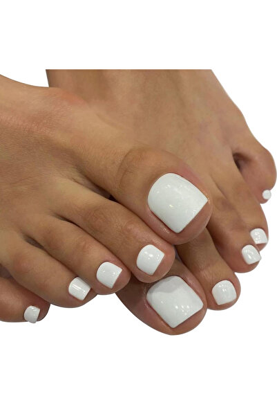 Choice بيج 24 قطعة أظافر قدم حمراء/بيضاء/سوداء/صفراء/نبيذية أظافر قدم صناعية ...