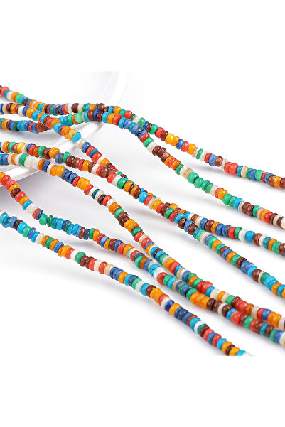 Choice8 4 مم style8 حوالي 200-230 قطعة 38 سم/سلسلة صفيحة دائرية غير منتظمة مل...