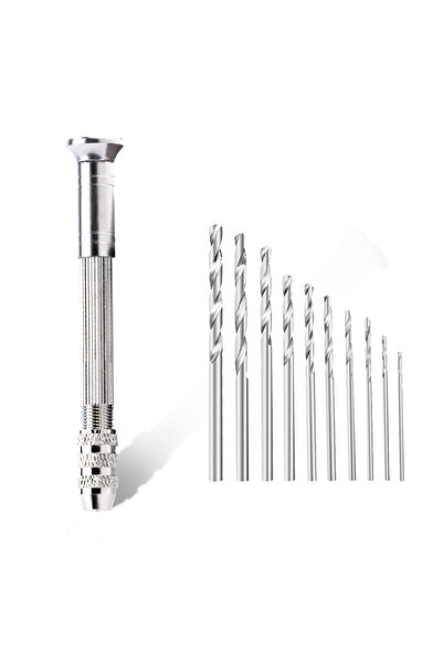 Choice1 3 Mini Hand Resin Drill Pin Vise Drill Set Professional Quality Swive...