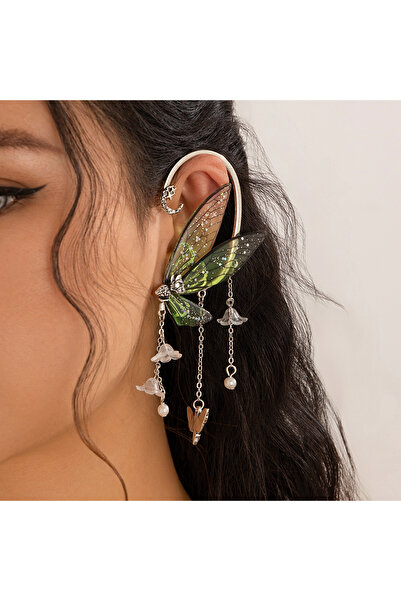 Choice 1PC 03 KunJoe Vintage Elf Butterfly Wings Ear Clips Earrings for Women...