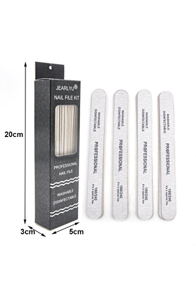 Choice 20 قطعة من ملفات الأظافر، طلاء أظافر جل الأشعة فوق البنفسجية، ليموني، ...