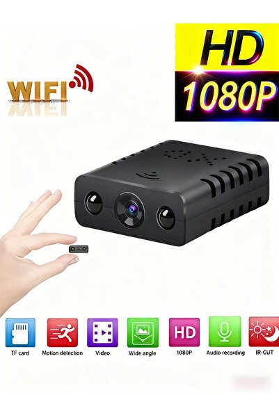 Electronic SPY كاميرا ويب صغيرة لاسلكية مخفية بتقنية واي فاي، بدقة 1080 بكسل عالية الوضوح مع رؤية ليلية، مزودة بخاصية كشف الحركة.