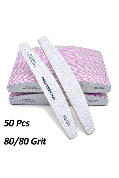 Choice 50 قطعة من مبردات الأظافر الاحترافية القابلة للغسل بحبيبات 80-80، 50/2...