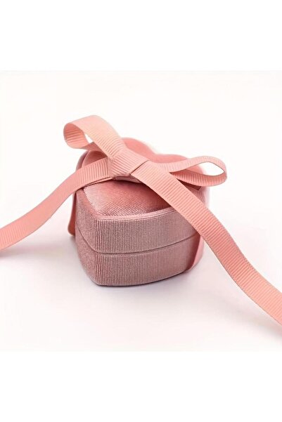 Choice صندوق هدايا لتخزين خواتم المجوهرات الفاخرة على شكل قلب مكون من قطعة وا...