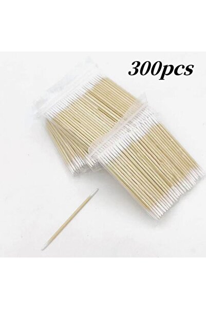Choice 300 قطعة من 100/300/500 أظافر ذات أطراف خشبية أعواد قطنية للاستخدام مر...