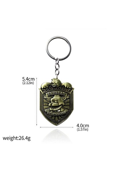 Miniso K00815-01 قلادة Fnaf Kawaii Game Five Night At Freddy سلسلة مفاتيح دبو...