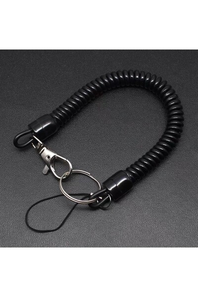 Choice أسود قطعة واحدة من حبال الأمان ذات الملف الزنبركي، 2/4 قطع، شريط معصم ...