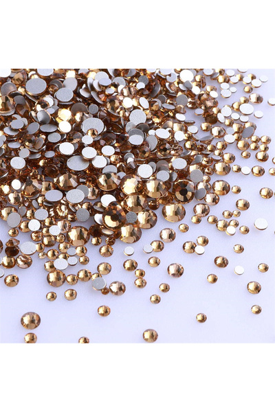 Choice أحجار التوباز كولورادو المائلة 1440 قطعة بأحجام مختلفة من الزجاج المسط...