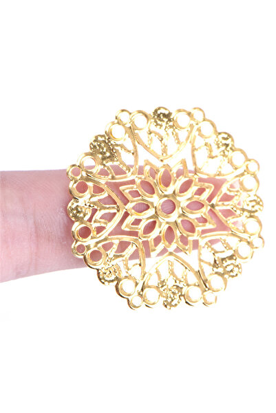 Choice 50 قطعة من موصلات الزهور البرونزية الذهبية، إكسسوارات صناعة المجوهرات ...