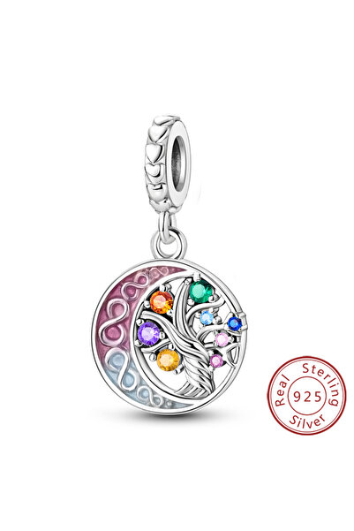 Choice KTC978 قلادة سحرية من الفضة الإسترلينية عيار 925 على شكل شجرة الحياة و...